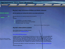 Tablet Screenshot of bighairantennas.com